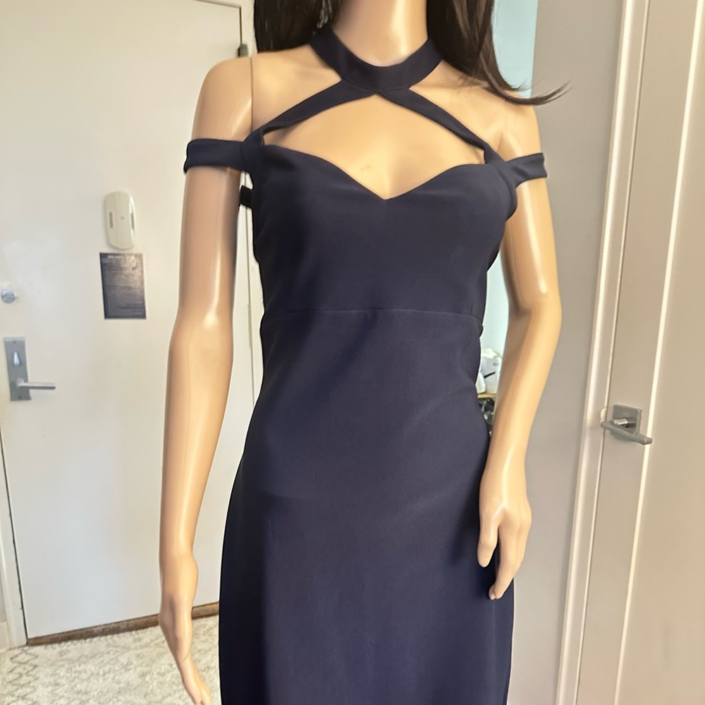 Dark blue dress